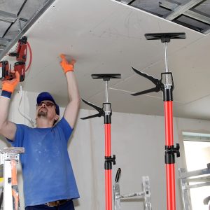 2pcs Adjustable Steel Support Bars, Telescopic Quick-Adjust Third Hand System, Supports Up to 154 lbs, Extends 49