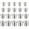 20pcs Dowel And Tenon Center Transfer Plugs Doweling Centering Pins Transfer Plugs Drill Hole Tool For Woodworking Tool Accessories