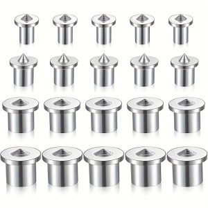 20pcs Dowel And Tenon Center Transfer Plugs Doweling Centering Pins Transfer Plugs Drill Hole Tool For Woodworking Tool Accessories