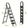 6-step Ladder Collapsible Footstool Portable Ladder Anti-slide