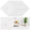 48pcs Of Vinyl Floor Peeling Adhesive Tiles, Self-adhesive Waterproof Bathroom Tiles, 12 X 12 Inches, Suitable For Bathrooms, Kitchens, Bedrooms, Living Rooms