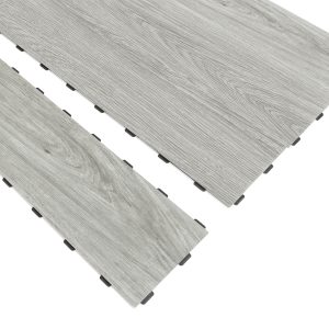 18pcs Art3d Venice Ash Interlocking Luxury Vinyl Flooring Tiles - 36