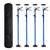 4pcs Adjustable Support Pole, Steel 3rd Hand System – Extends 45 to 106 Inch, Supports Up to 500 Lbs – Ideal for Jacks, Cargo Bars, Drywalls & Cabinet Installations with Carry Bag