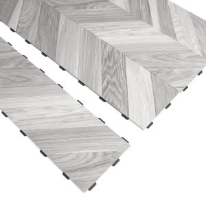 36 X 6 Inch, 18-Pack, Interlocking Luxury Vinyl Flooring Tile, Wood Floor Plank For Kitchen Bathroom - Waterproof, Anti-Slip, Wear-Resistant, Reusable