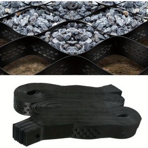 40x4ft Large Heavy-Duty HDPE Geogrid Ground Stabilization Grid System - 2