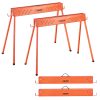 VEVOR Saw Horses 2 Pack Work Bench Heavy Duty 660 lbs Capacity for Woodworking