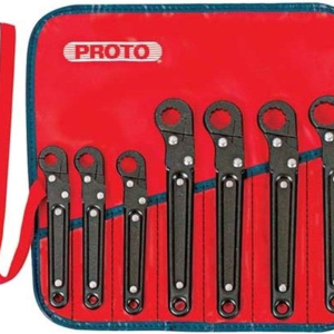 Proto - 7Piece Ratcheting Flare Nut Wrench Set - 12 Pt. (J3800A)